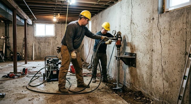 Basement Stabilization in Riverside, CA