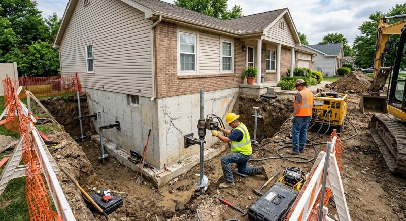 Building Foundation Repair in Chino, CA