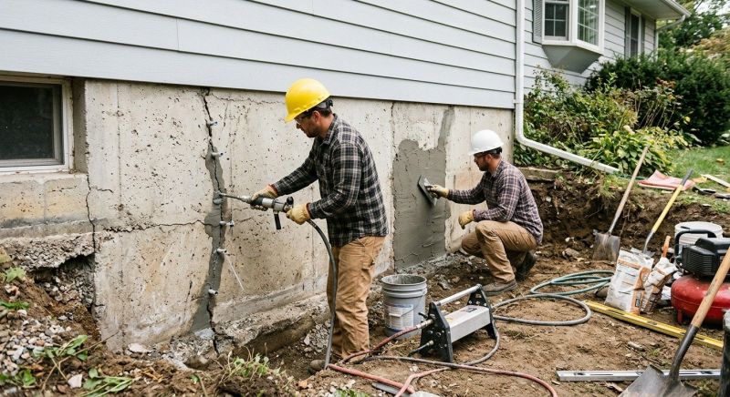 Cracked Foundation Repair in Brea, CA