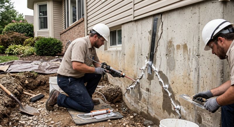 Cracked Foundation Repair in Chino, CA