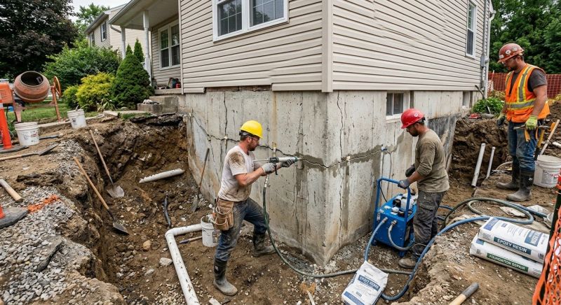 Cracked Foundation Repair in Perris, CA