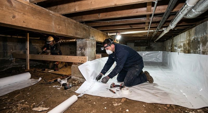 Crawl Space Leveling in Riverside, CA
