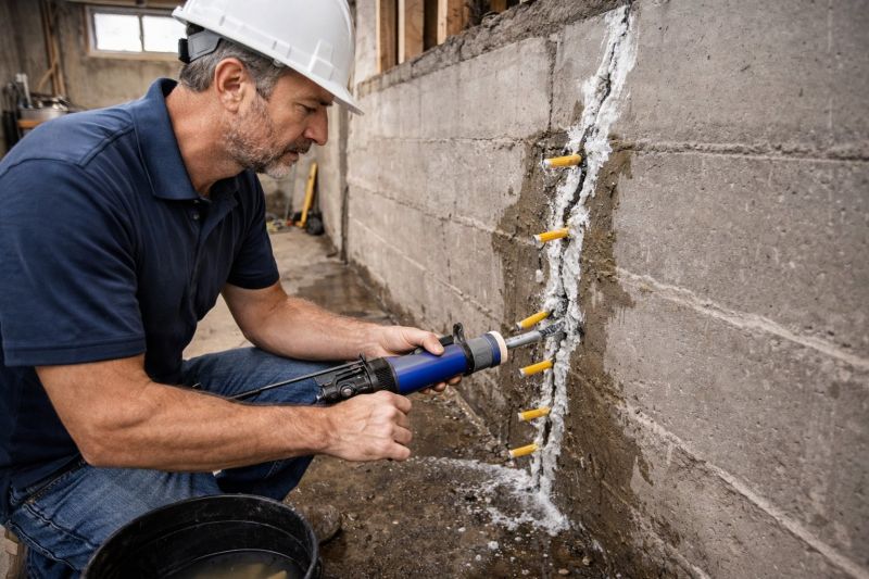 Foundation Crack Sealing in Riverside, CA