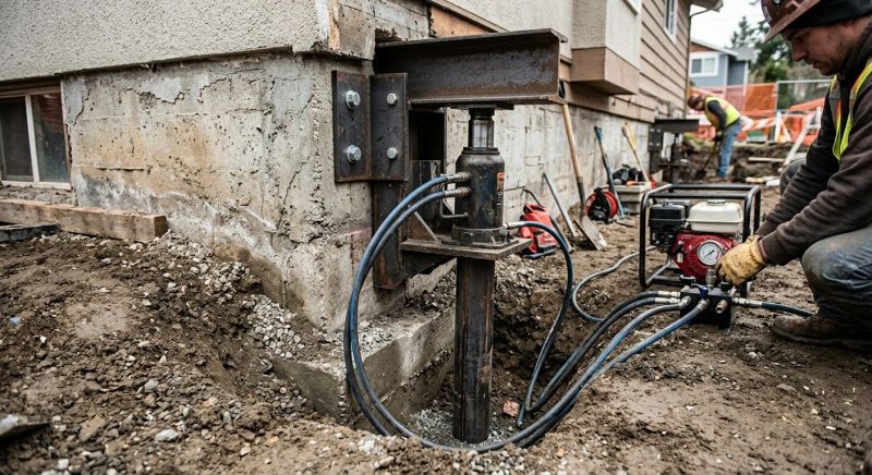 Foundation Lifting in San Bernardino, CA