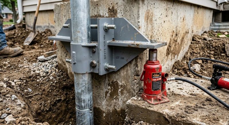 Foundation Pier Leveling in Riverside, CA
