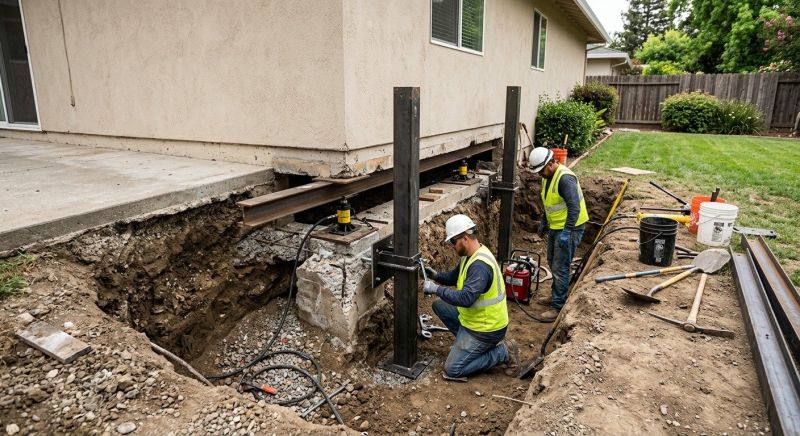 Foundation Pier Repair in Riverside, CA