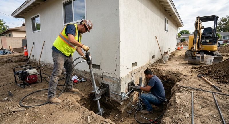 Foundation Stabilizing in Trabuco Canyon, CA