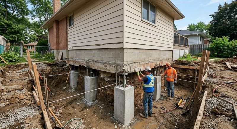 Foundation Underpinning in Riverside, CA