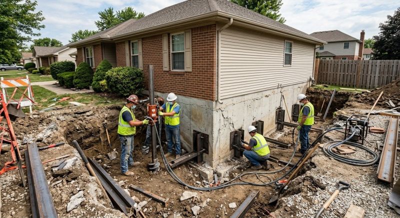House Foundation Repair in San Bernardino, CA