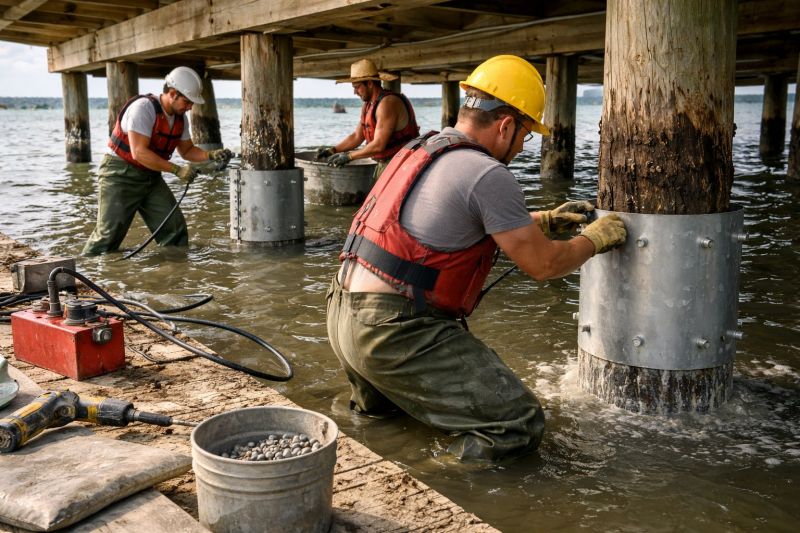 Piling Repair in Riverside, CA
