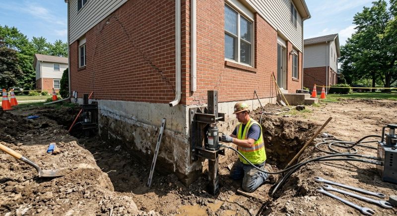 Sinking Foundation Repair in Loma Linda, CA