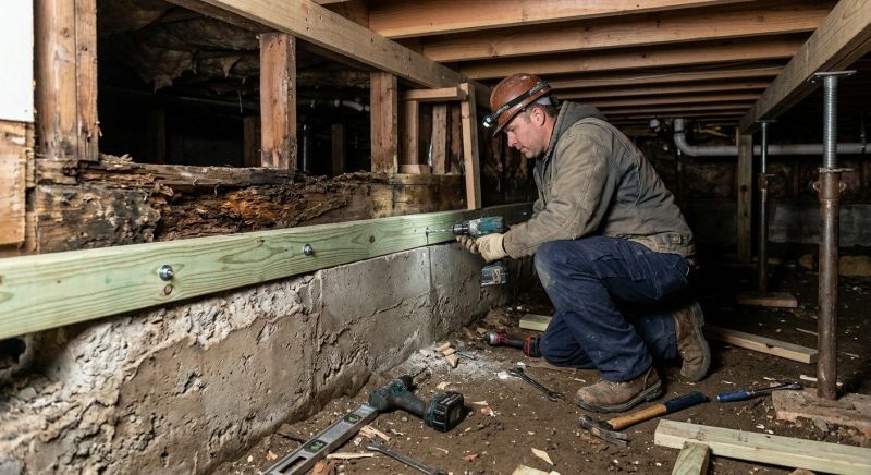 Sinking Foundation Repair in San Bernardino County, CA