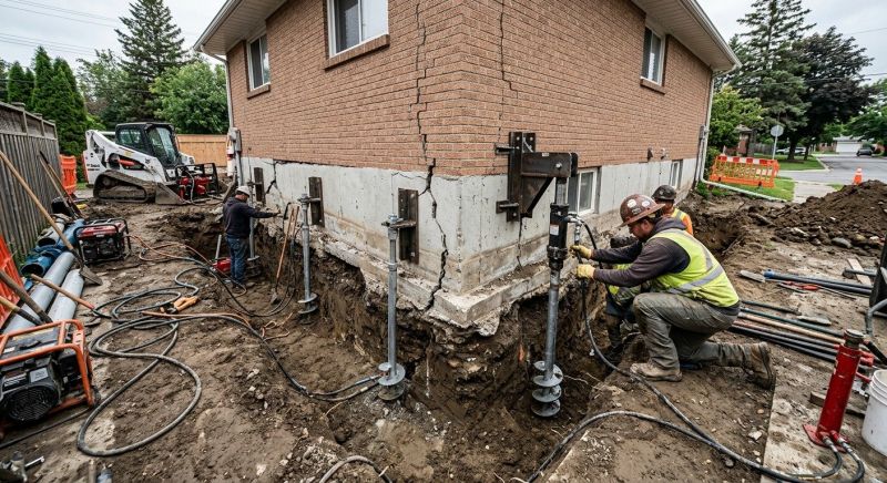Sinking Foundation Repair in Trabuco Canyon, CA