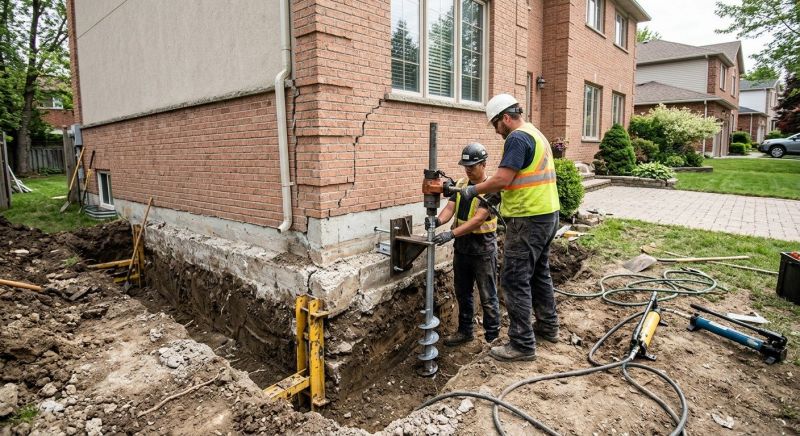 Sinking Foundation Repair in Trabuco Canyon, CA